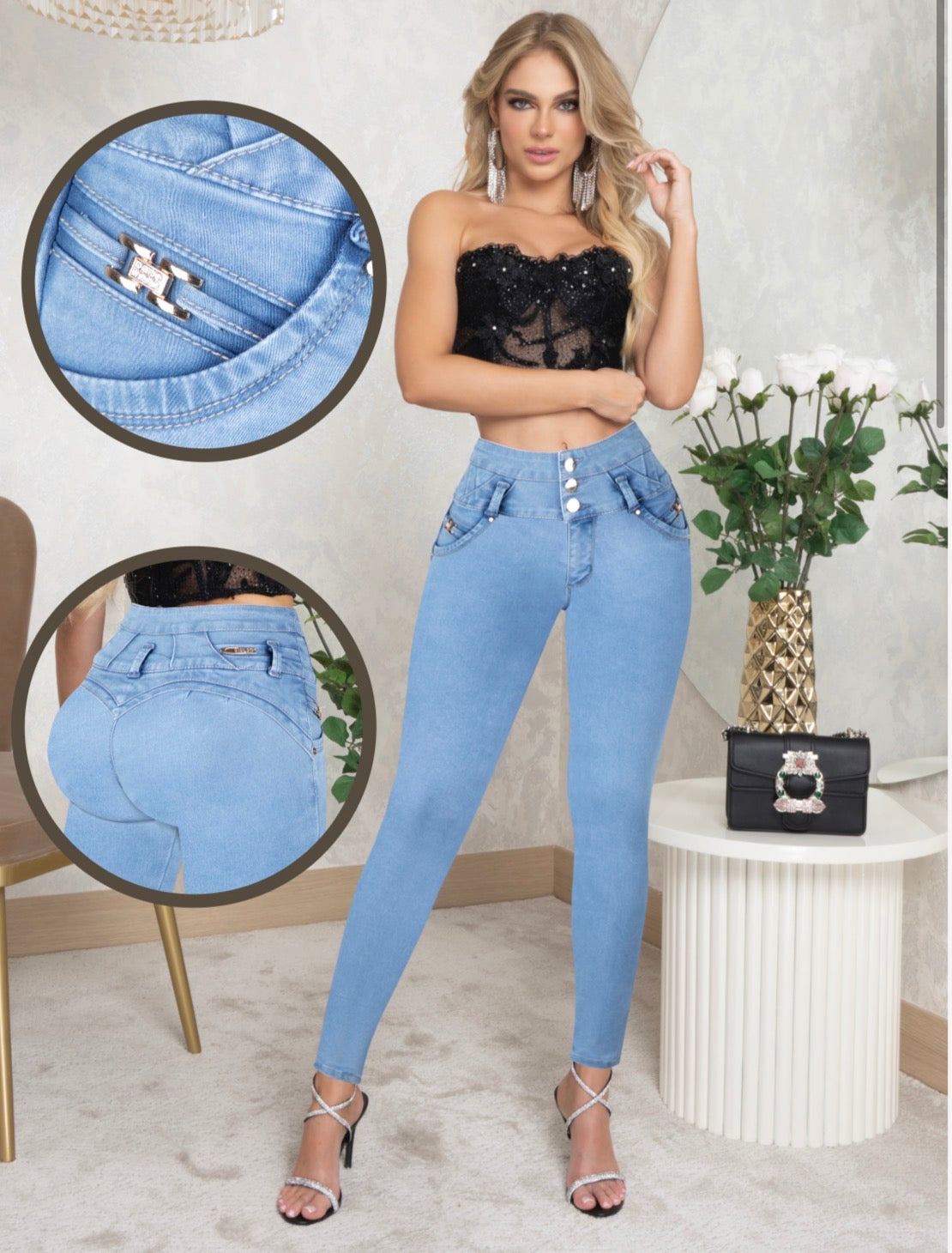 QUIRA SKINNY MEGAPOMP