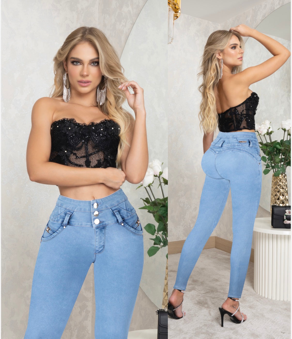 QUIRA SKINNY MEGAPOMP