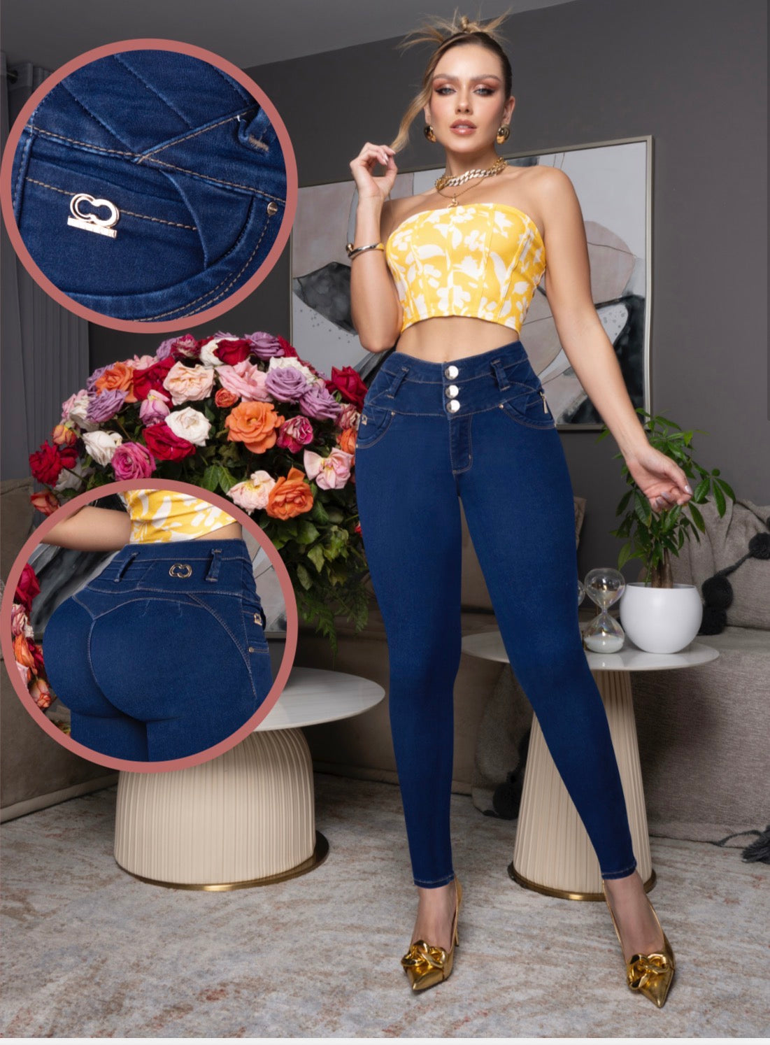 GISEL SKINNY MEGA POMP